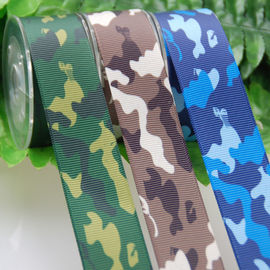 Grosgrain Polyster Ribbon، Sublimation 25cm بسته بندی هدیه روبان استتار روبان