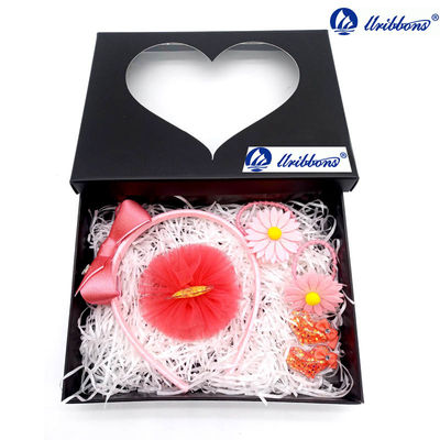 ست آفتابگردان توری Headbands Bow 6 اینچ لوازم جانبی مو دخترانه