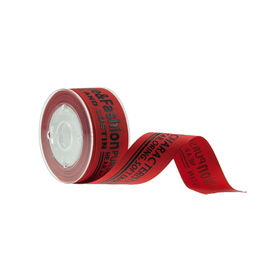 Letter Raised Letter Grosgrain Ribbon 22mm عرض قرمز بدون خسارت