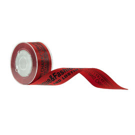 Letter Raised Letter Grosgrain Ribbon 22mm عرض قرمز بدون خسارت