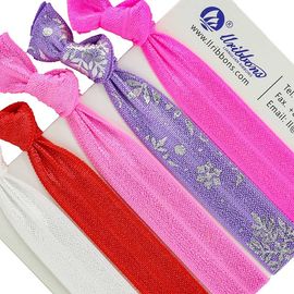 دستبند دخترانه Spandex Colorful Hair Polyester Spandex Elastic Band Band